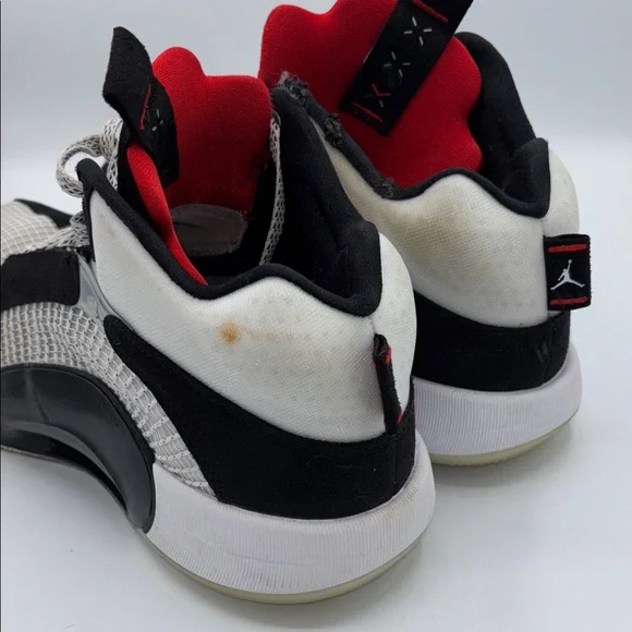 Nike Air Jordan 35 'DNA' Black and White Mesh Sneakers Men’s Size 12 - Picture 5 of 12